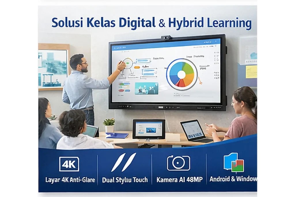 Panduan Memilih Interactive Flat Panel Terbaik untuk Ruang Kelas Digital