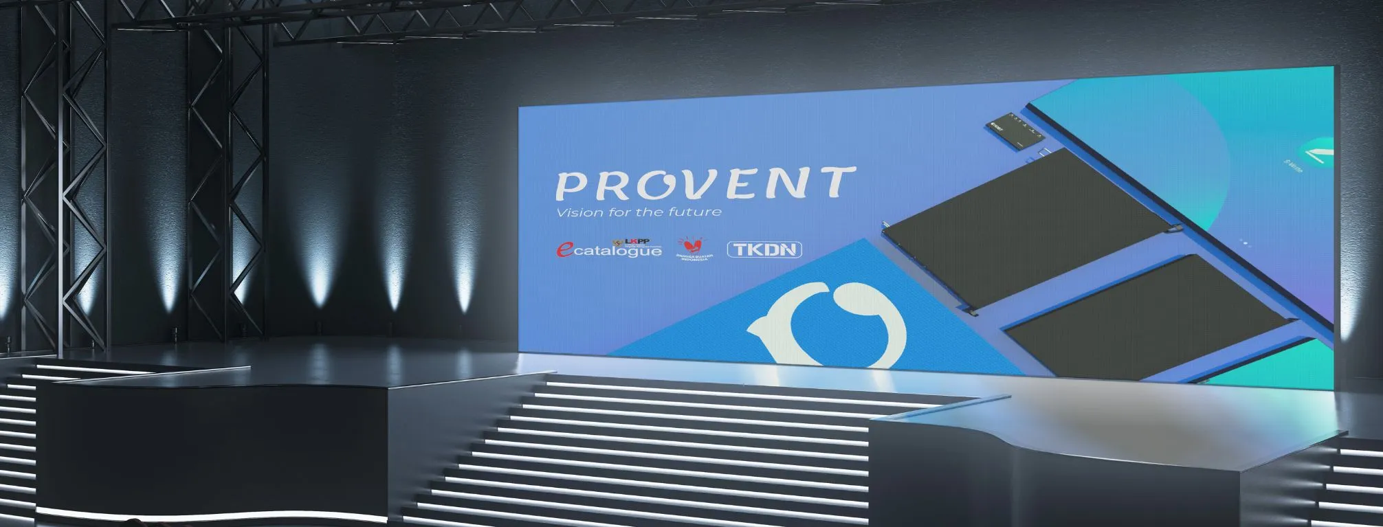 Penggunaan LED Provent Indoor RF Series